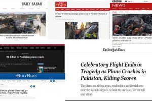International Media on PIA Plane